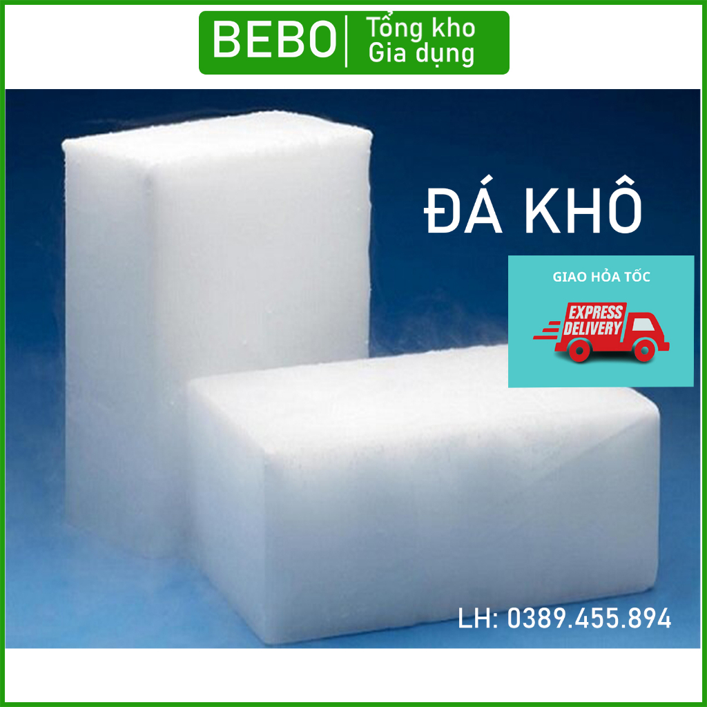 Đá khô bảo quản thi hài, đá khói sân khấu, CO2 rắn bảo quản thực phẩm viên 2kg