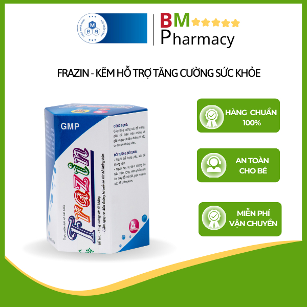 FRAZIN - KẼM HỖ TRỢ TĂNG CƯỜNG SỨC KHỎE VÀ SỨC ĐỀ KHÁNG GIÚP BÉ ĂN NGON