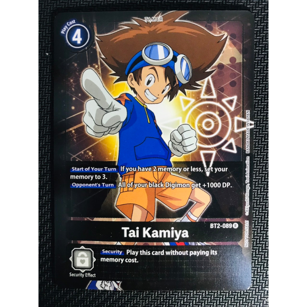 Thẻ bài Digimon BT2-089 - Tai Kamiya (Official Tournament Pack Vol.3) - Tamer - Rare