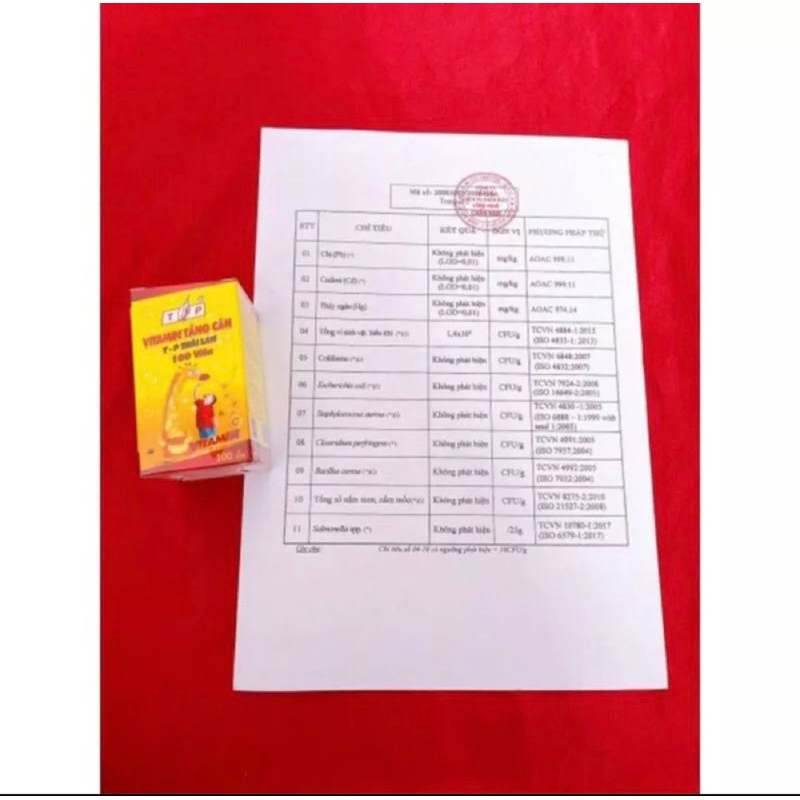 9 vitamin tăng cân TP Thái Lan 100 viên mẫu mới