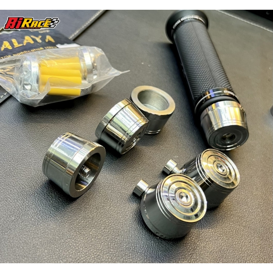 Combo Gù tay lái inox Salaya + bao Tay mẫu TBT