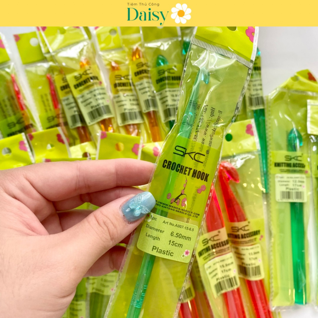 Kim Móc Len SKC Nhựa Trong Suốt Size 3mm- 15mm
