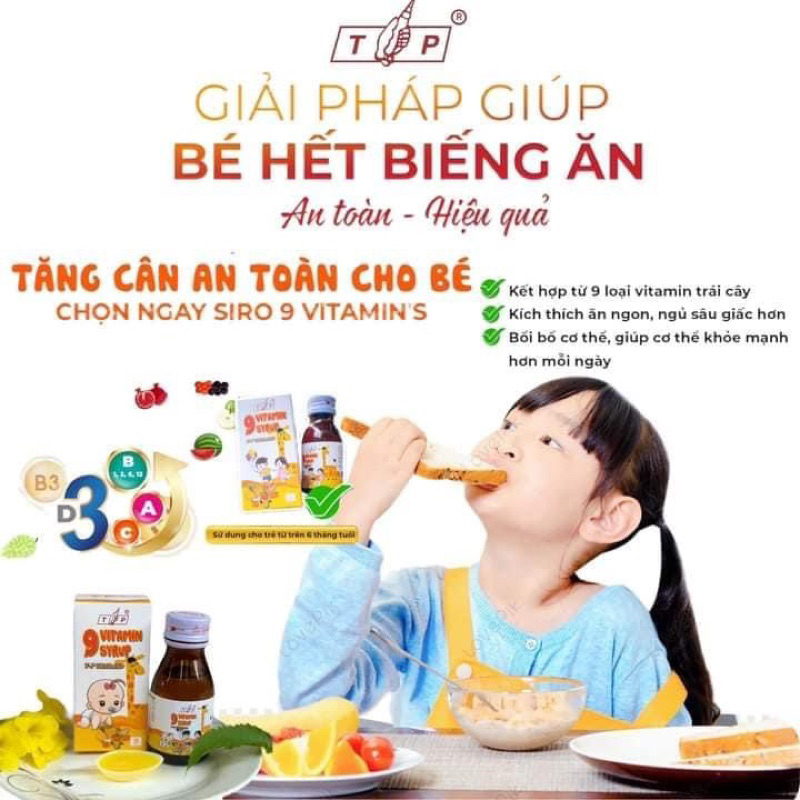 Siro 9 Vitamin tăng cân TP Thái Lan