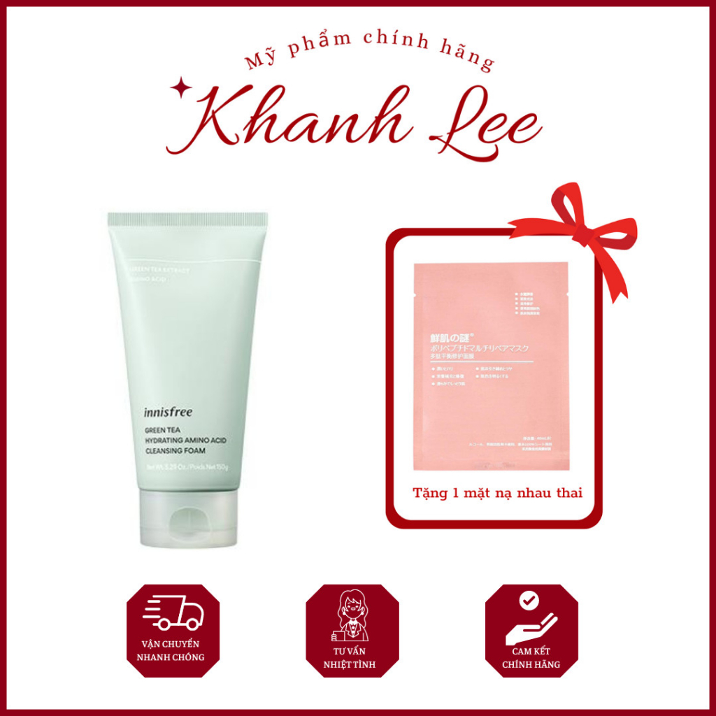 Sữa Rửa Mặt Innisfree Trà Xanh
