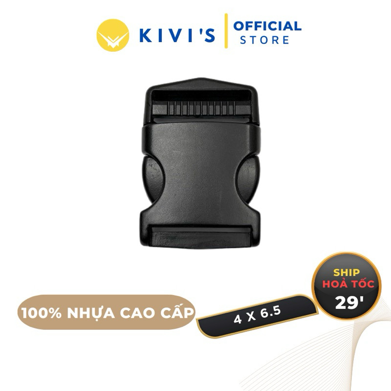 Khoá nhựa siêu bền 4 cm thích hợp cho balo túi đeo chéo KIVI'S