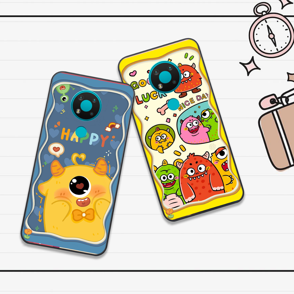 Ốp Nokia 3.4 / 8.3 in hình họa tiết monsterr siêu dễ thương cute đẹp hot trend