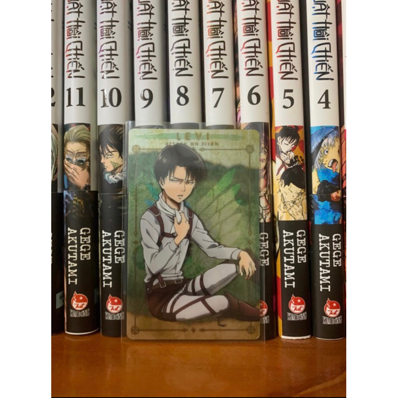 Card Jujutsu kaisen ,attack on titan ,Kimetsu no Yaiba chính hãng