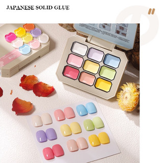 Khay màu sơn gel đặc tone màu pastel-sơn đặc làm ombre cực dễ