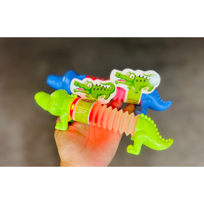 Thú Lò Xo Kéo Dài Thu Gọn Có Đèn Mẫu Khủng Long/Cá Mập/Cá Heo Cute Giảm Stress