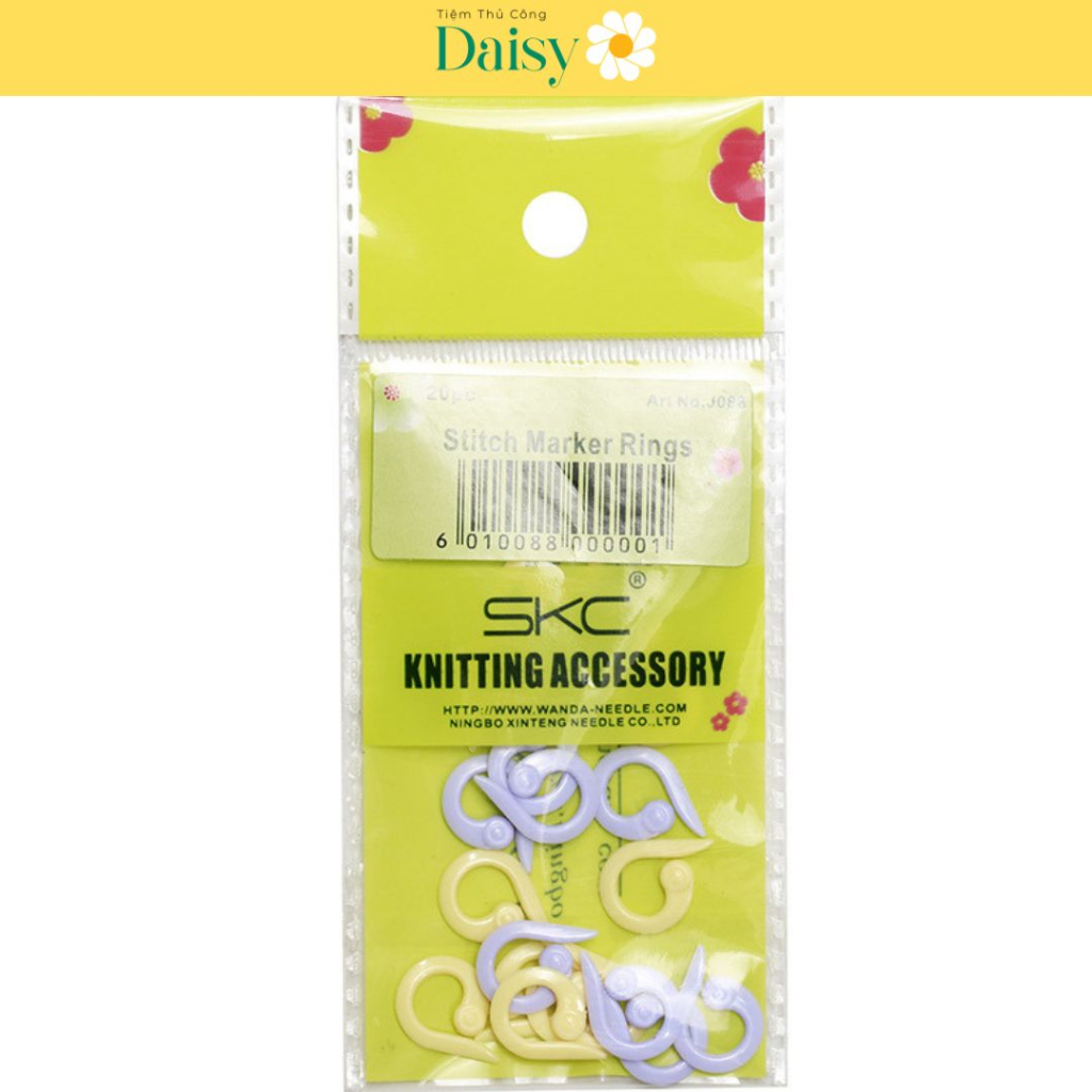 Set 20 cái/túi kim đánh dấu SKC - Ghim đánh dấu, móc đánh dấu đan móc len SKC