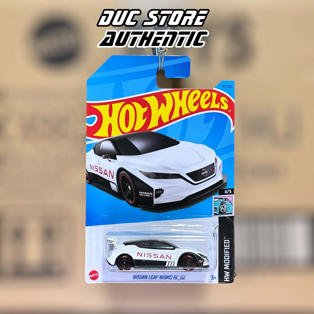 ducstore.vn Xe mô hình HKK50 Hot Wheels Nissan Leaf NISMO RC_02 - White