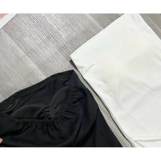 Áo quây gân xẻ tà (có mút ngực)