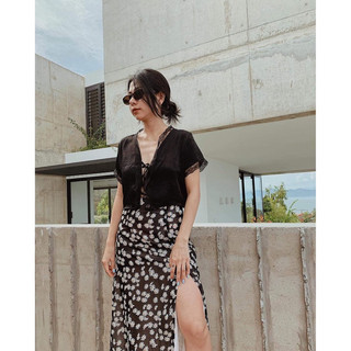 [SALE 80%] [ĐỒNG GIÁ 49K] CHÂN VÁY HOA XẺ TÀ - CV08
