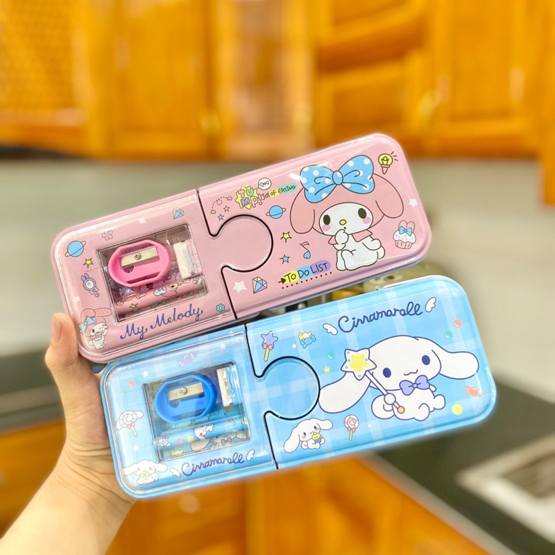 Hộp Bút Thiếc Kèm Dụng Cụ Mẫu Thú Yugui Cute