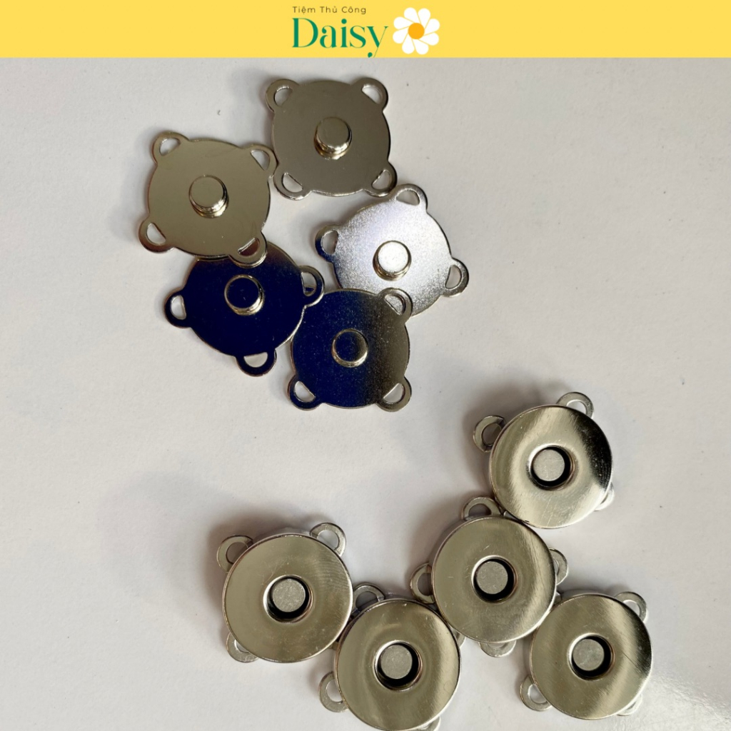 Nút hít khâu  - màu vàng, bạc, đồng