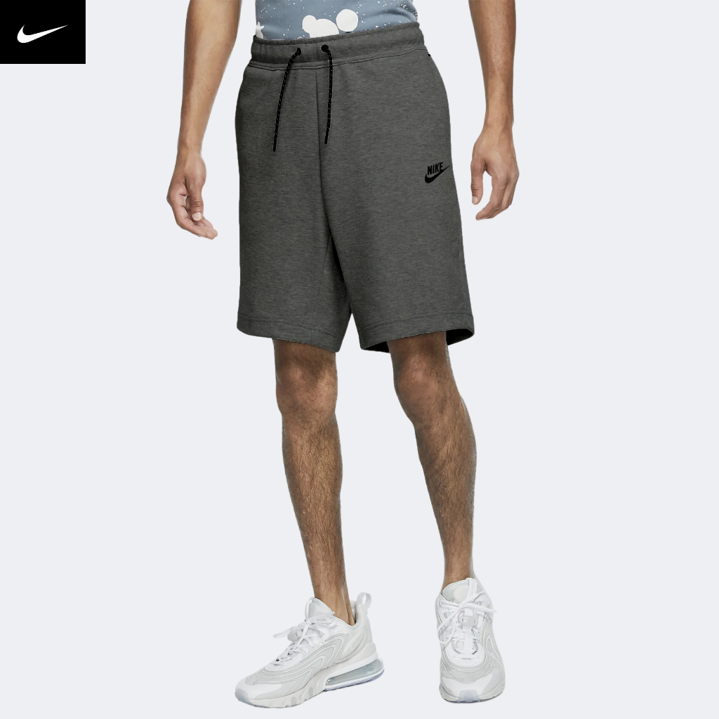 NIKE - Quần ngắn thể thao nam nữ Nike Sportswear Tech Fleece Short - Xám ghi