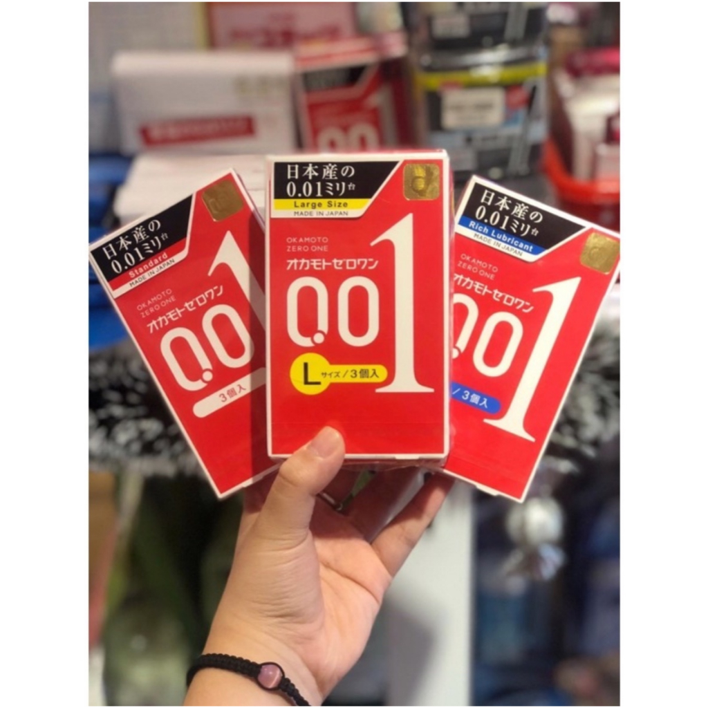 Bao cao su siêu mỏng Okamoto Zero One 001 - Bao cao su Nhật Bản chính hãng