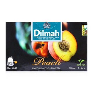 Trà túi lọc dilmah hương đào hộp giấy 30g