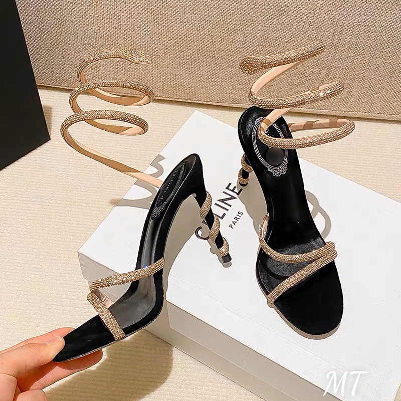 Sandal Rắn Xoắn Đá Cổ Chân Hàng Fullbox - CERIHOUSE