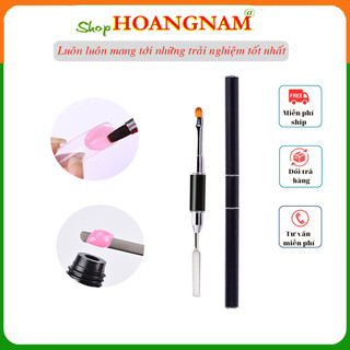 Cọ đắp gel hai đầu dùng đắp gel trang trí mòng làm nail shop hoangnam