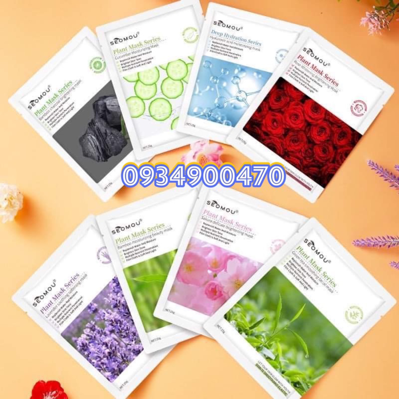 10 Mặt Nạ Nội Địa Trung cao cấp Seomou cấp ẩm, dưỡng da