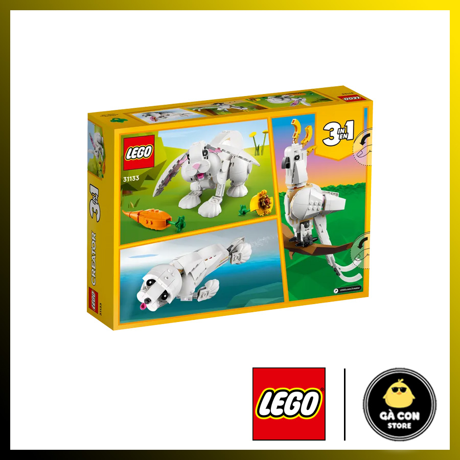 LEGO Creator 31133 White Rabbit Thỏ trắng.