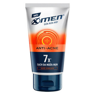 Sữa rửa mặt x-men anti-acne sạch da ngừa mụn 100g
