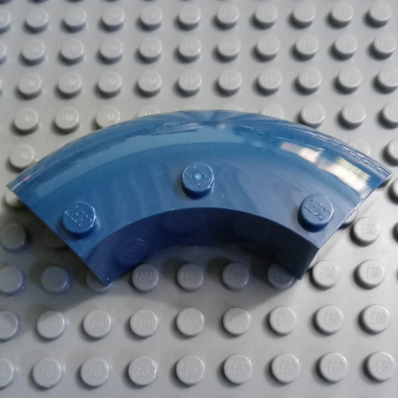 Đồ Chơi  Chính Hãng Brick, Round Corner 6 x 6 x 2