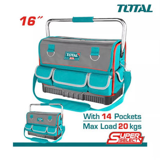 Giỏ đựng dụng cụ 16 inch có tay xách tải 20kg total tht66l12