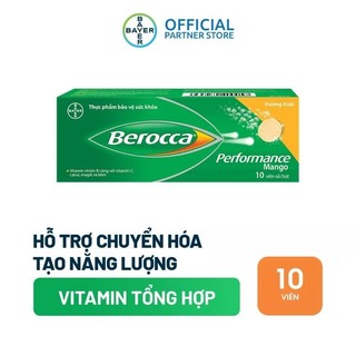 Sủi  Ener_G date 1/2026,  Berocca Performance Cam 10 Viên