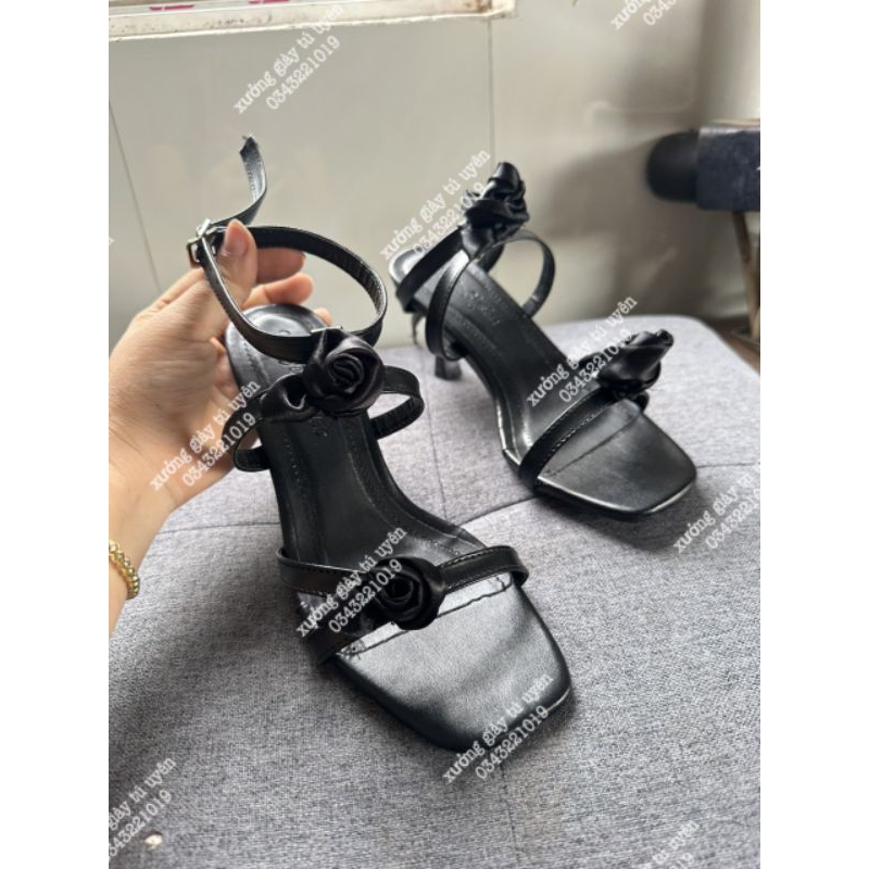 Gót bigsize phối hoa lụa size 35-45