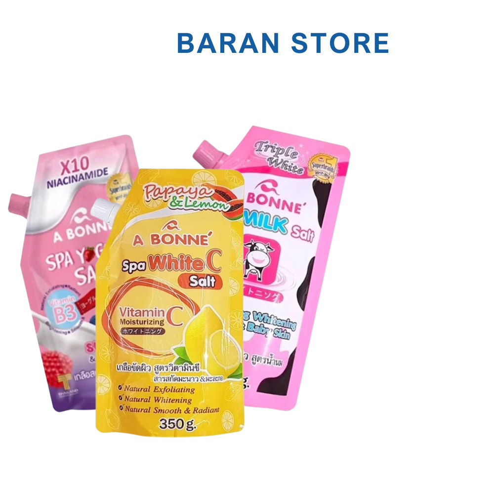 Muối Tẩy Tế Bào Chết Spa Abonne Muối Bò Vitamin C Yagurt 350g