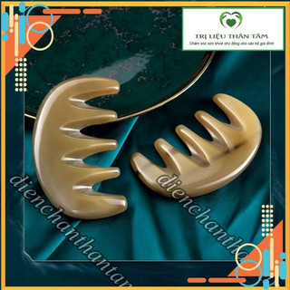 Lược Sừng Chải Thông Kinh Lạc 5 răng - Diện Chẩn Thân Tâm
