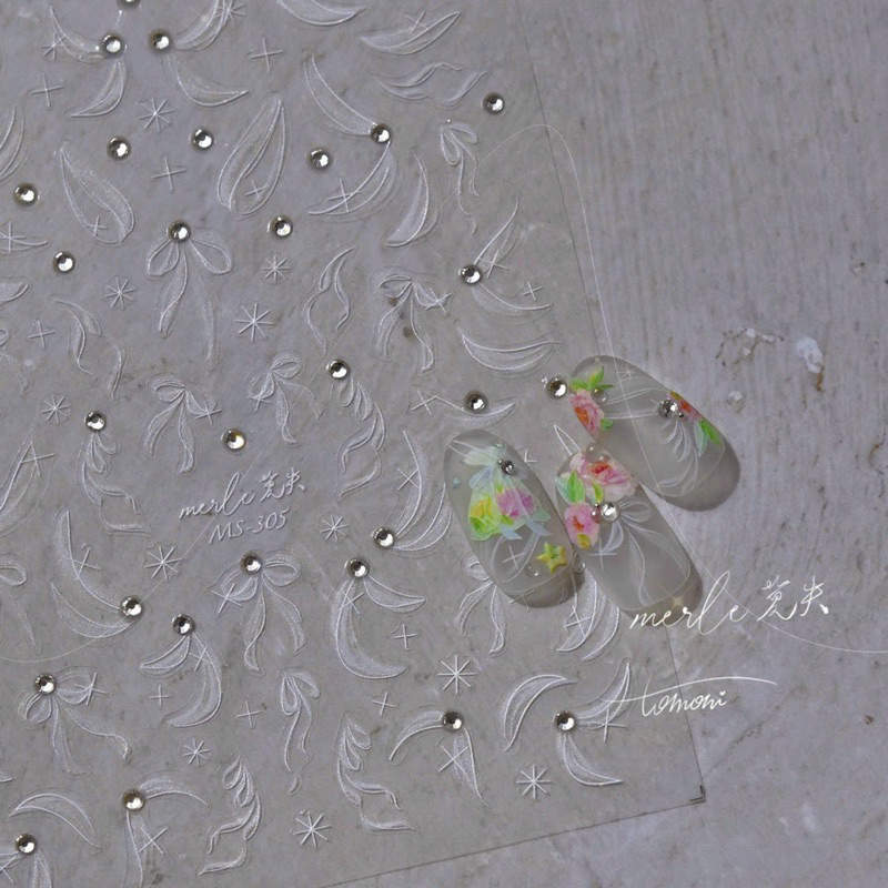 Sticker lụa dán móng cao cấp