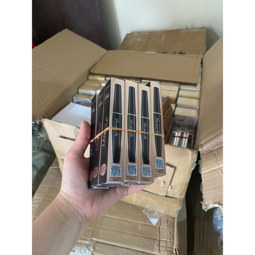 Mascara, Chuốt Mi dài cong Lameila Không Thấm Nước lâu trôi