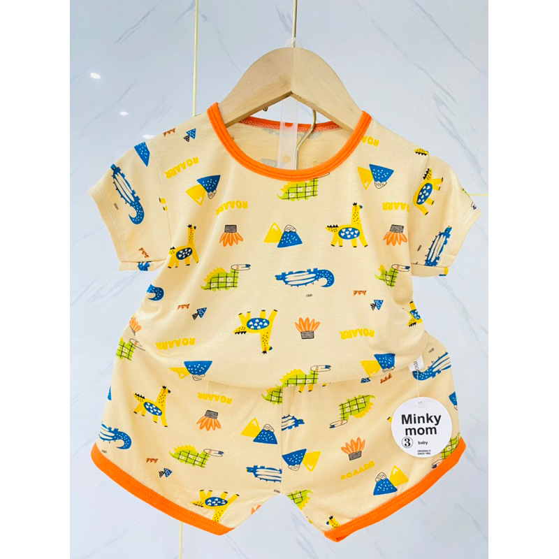 Bộ đồ bé trai và bé gái chất thun lanh size 7-17kg