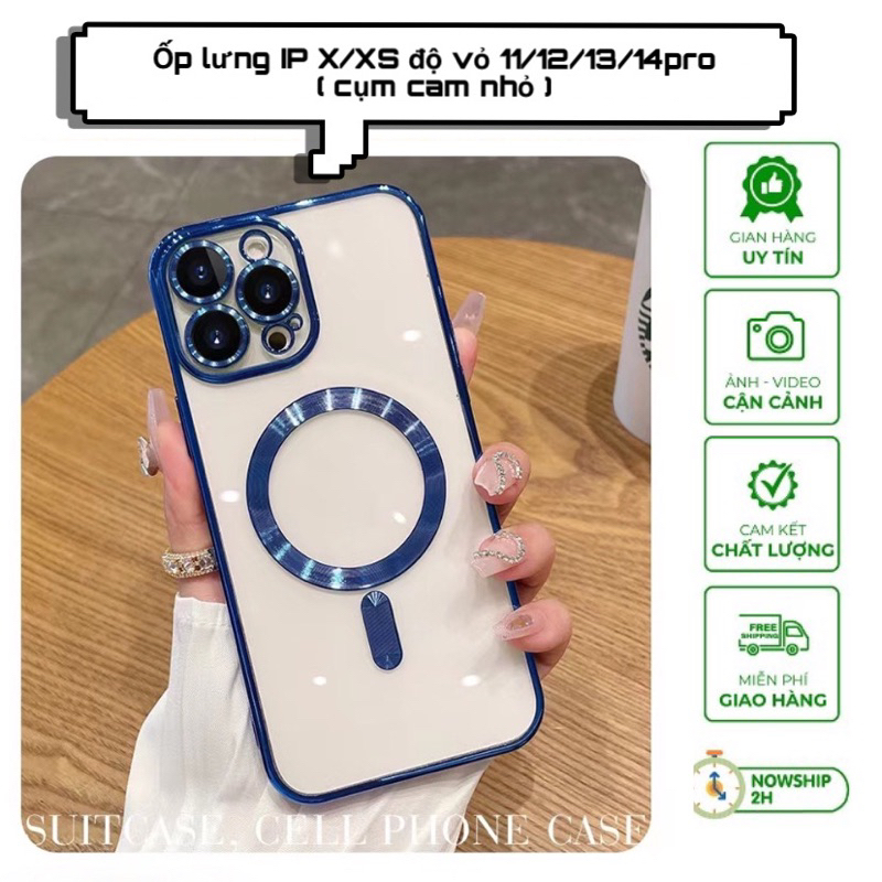 ốp lưng lPHONE X,XS đã độ lên vỏ 12pro/13pro/14pro ( bản cam nhỏ )