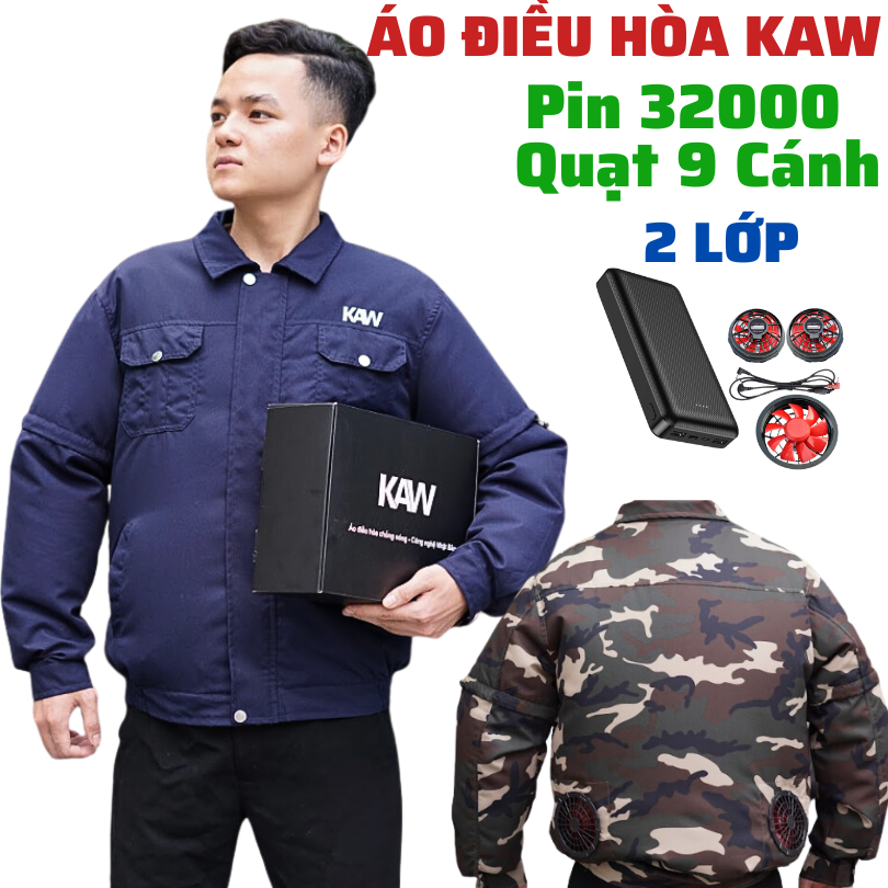 Áo điều hòa chính hãng Nhật Bản KAW - Hàng chính hãng bảo hành 1 đổi 1