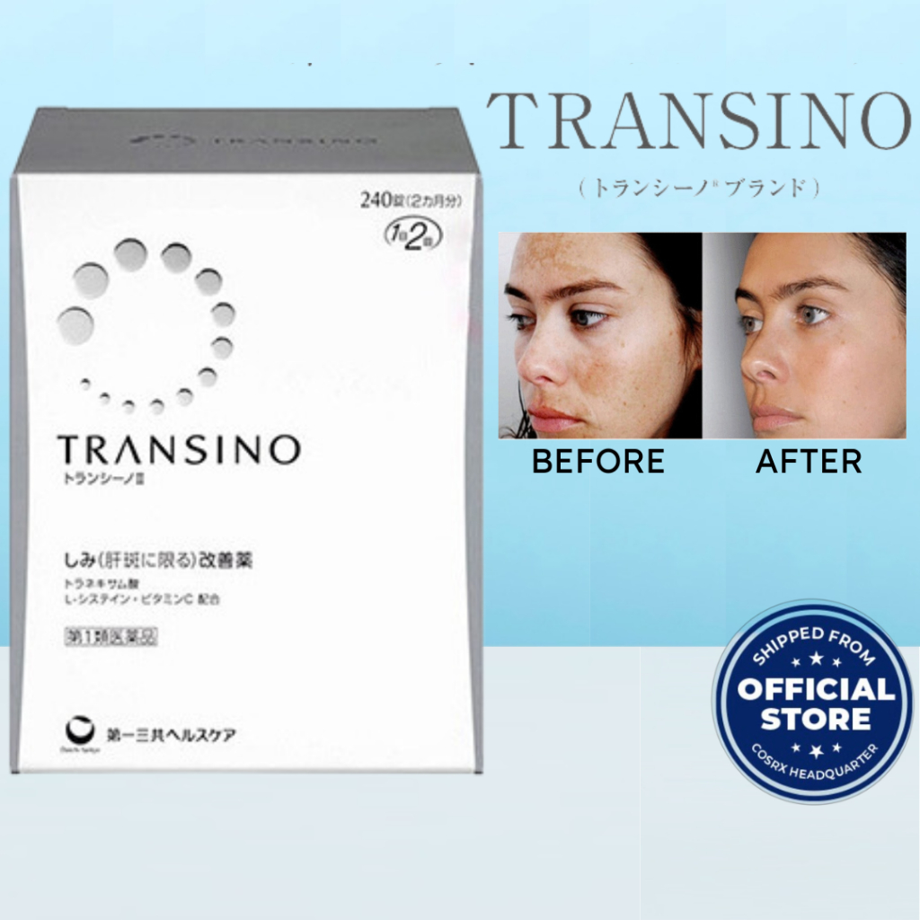 Viên Uống Mờ Nám, Tàn Nhang, Làm Trắng Da Transino Whitening Nhật Bản (240 Viên)
