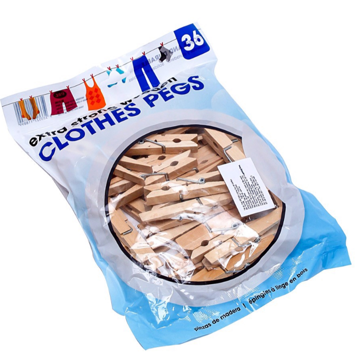 SET 36 kẹp gỗ lớn Uncle Bills