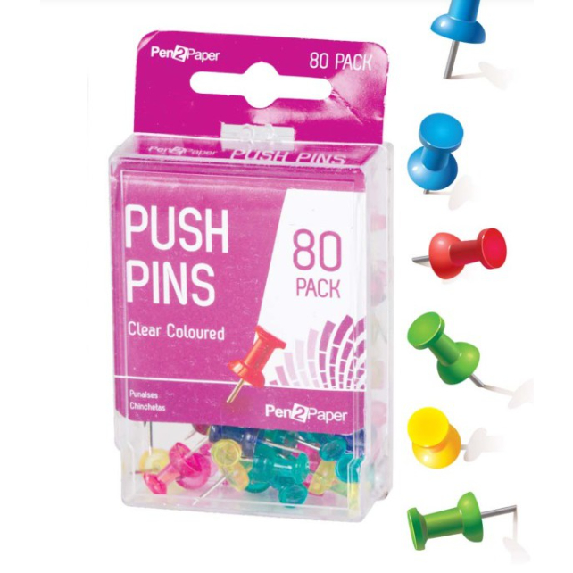 Hộp 80 Đinh Ghim  Bảng Nhung Uncle Bills