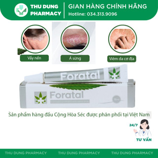 Foratal, kem mỡ bôi da chuyên dùng cho viêm da cơ địa, vảy nến, á sừng, khô da, nứt nẻ - nhà thuốc thu dung