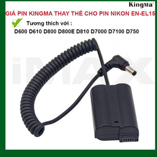 GIẢ PIN/ PIN ẢO DUMMY BATTERY MÁY ẢNH NI KON EN-EL15