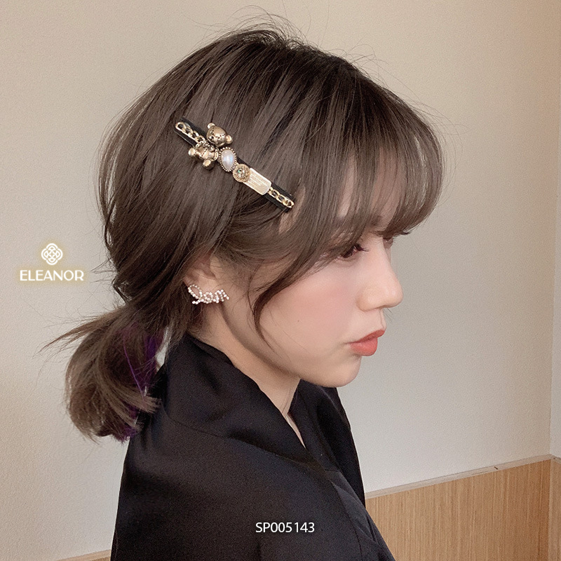 Set kẹp tóc mái nữ Eleanor Accessories nhiều họa tiết dễ thương phụ kiện tóc 5143