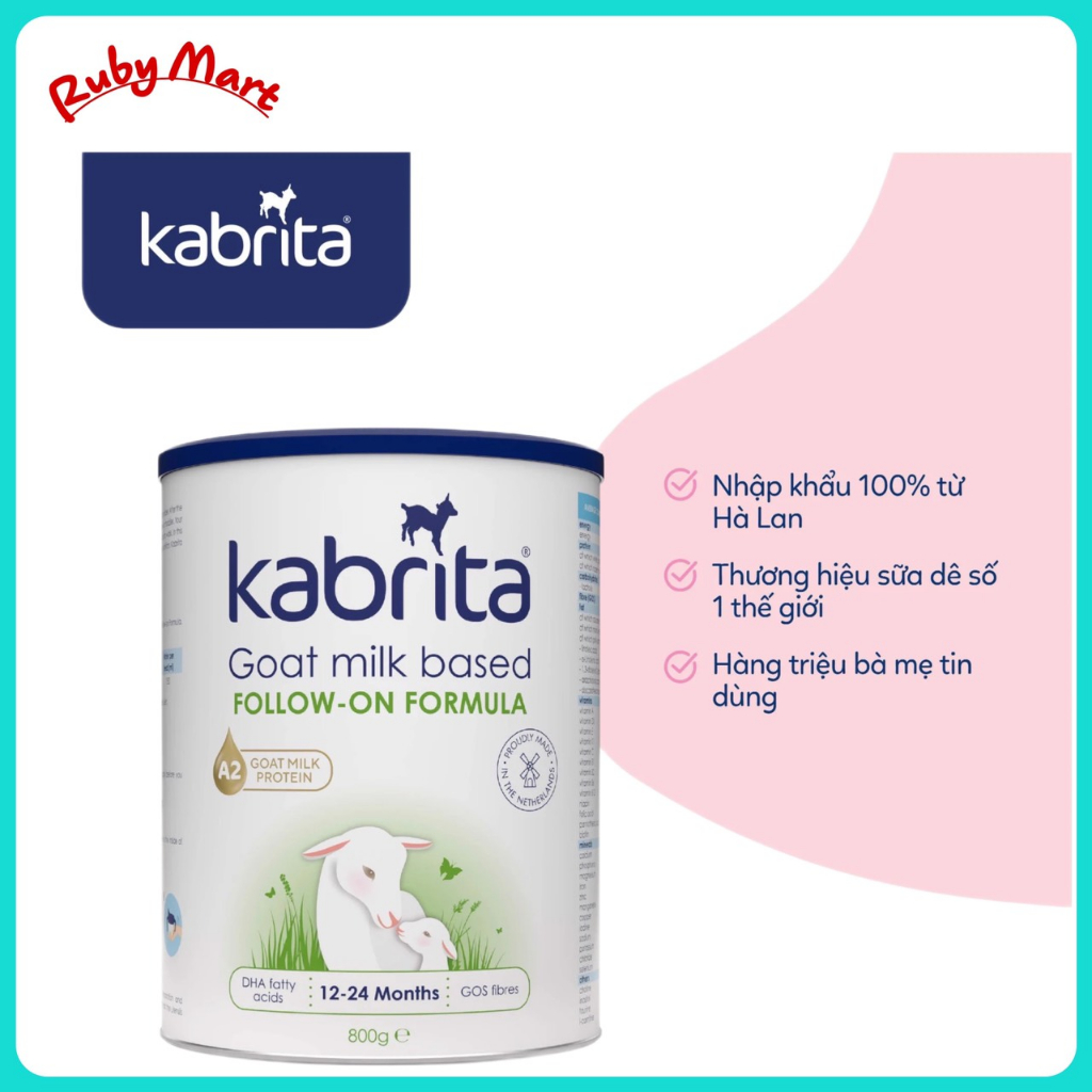 Sữa dê Kabrita số 2  - Lon 800g