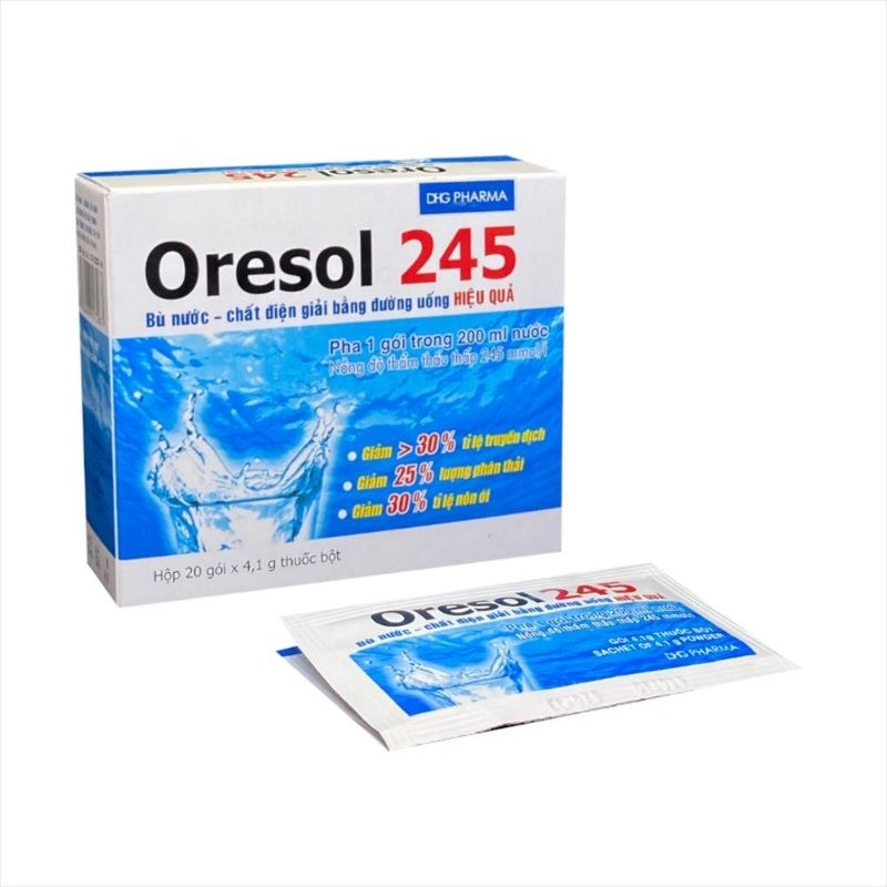 10 gói Oresol 245 bù nước