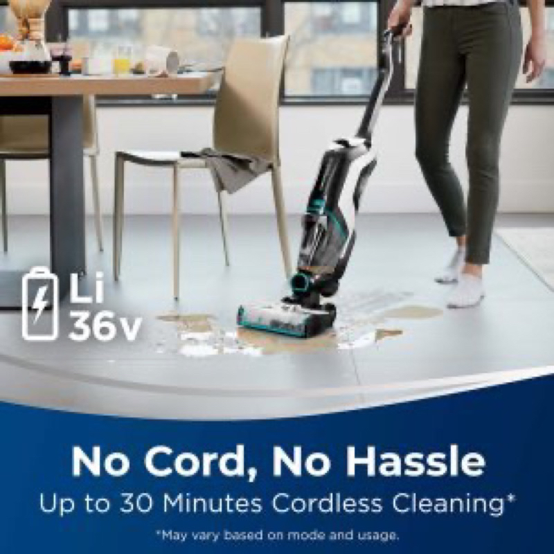 Máy hút bụi lau sàn 2in1 Bissell xả lỗ