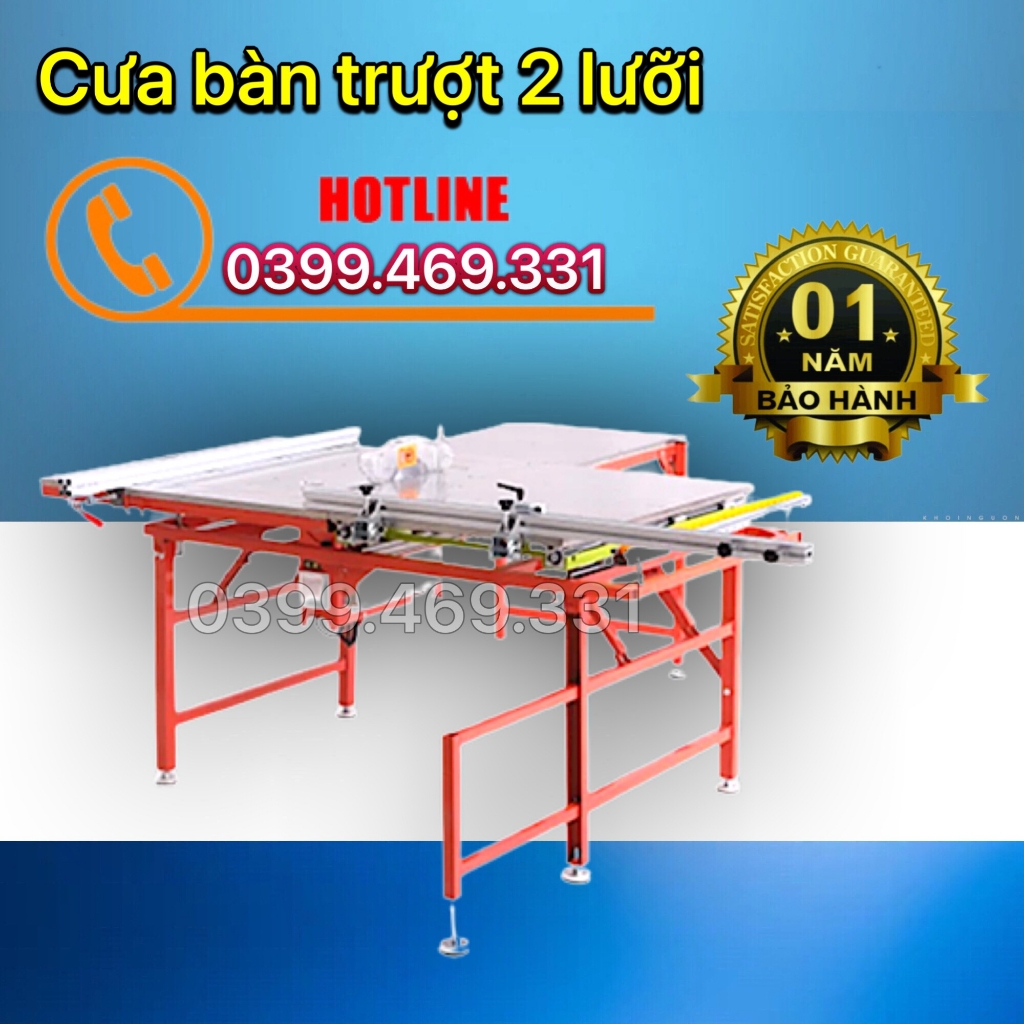 Cưa bàn trượt 2 lưỡi, nâng hạ lưỡi bằng điện ☎️ Gọi ngay cho shop để shop tư vấn cụ thể nhé! Xin cám ơn.☎️