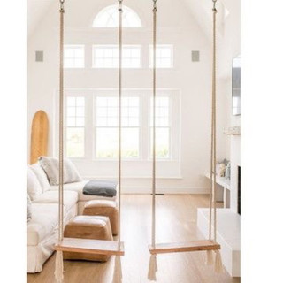 Tấm ván làm xích đu gỗ tự nhiên 60x20cm