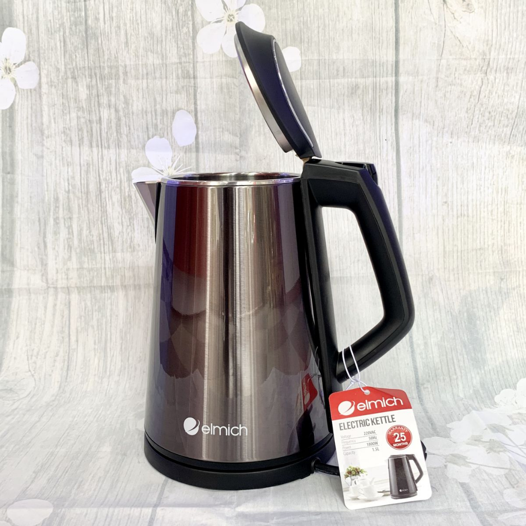 Ấm Siêu Tốc 2 Lớp Inox 304 Elmich EL1785 1.5L